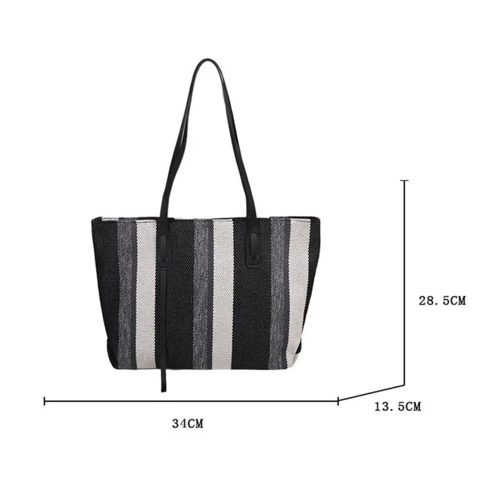 Casual Reis All-Match Handtas Metalen Rits Outdoor Grote Capaciteit Tas Computer Tas Koreaanse Stijl Canvas Tas Vrouwen Draagtas