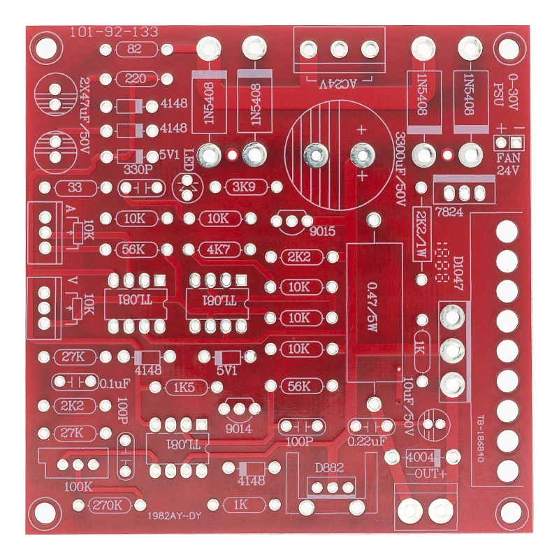 0-30V 2mA-3A DC Regulated Power Supply DIY Kit Continuously Adjustable Current Limiting Protection Voltage Regulator Set