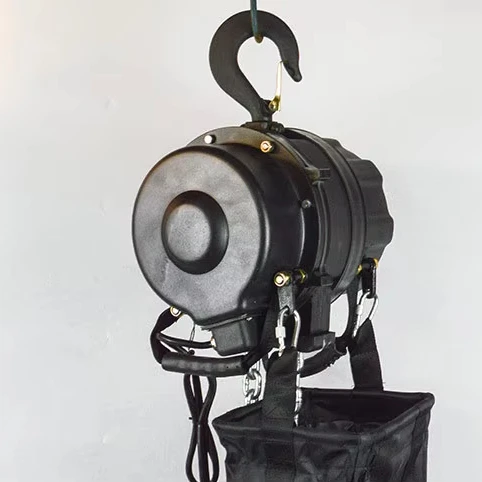 China Supplier's New 220V-440V 3Phase Electric Swing Stage Hoist Single Speed 0.5ton 1ton 2ton Metal Chain Sling for Retail