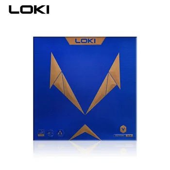 LOKI RXTON 5 고탄성 탁구 고무, 끈끈한 빨간 탁구 고무, 고밀도 스폰지, 검정 탁구 고무