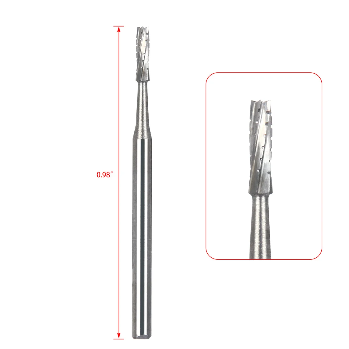 AZDENT chirurgia stomatologiczna węglik wolframu frezy do kości wiertła wykończeniowe FG Bur 28mm wiertła z węglika chirurgicznego 25mm