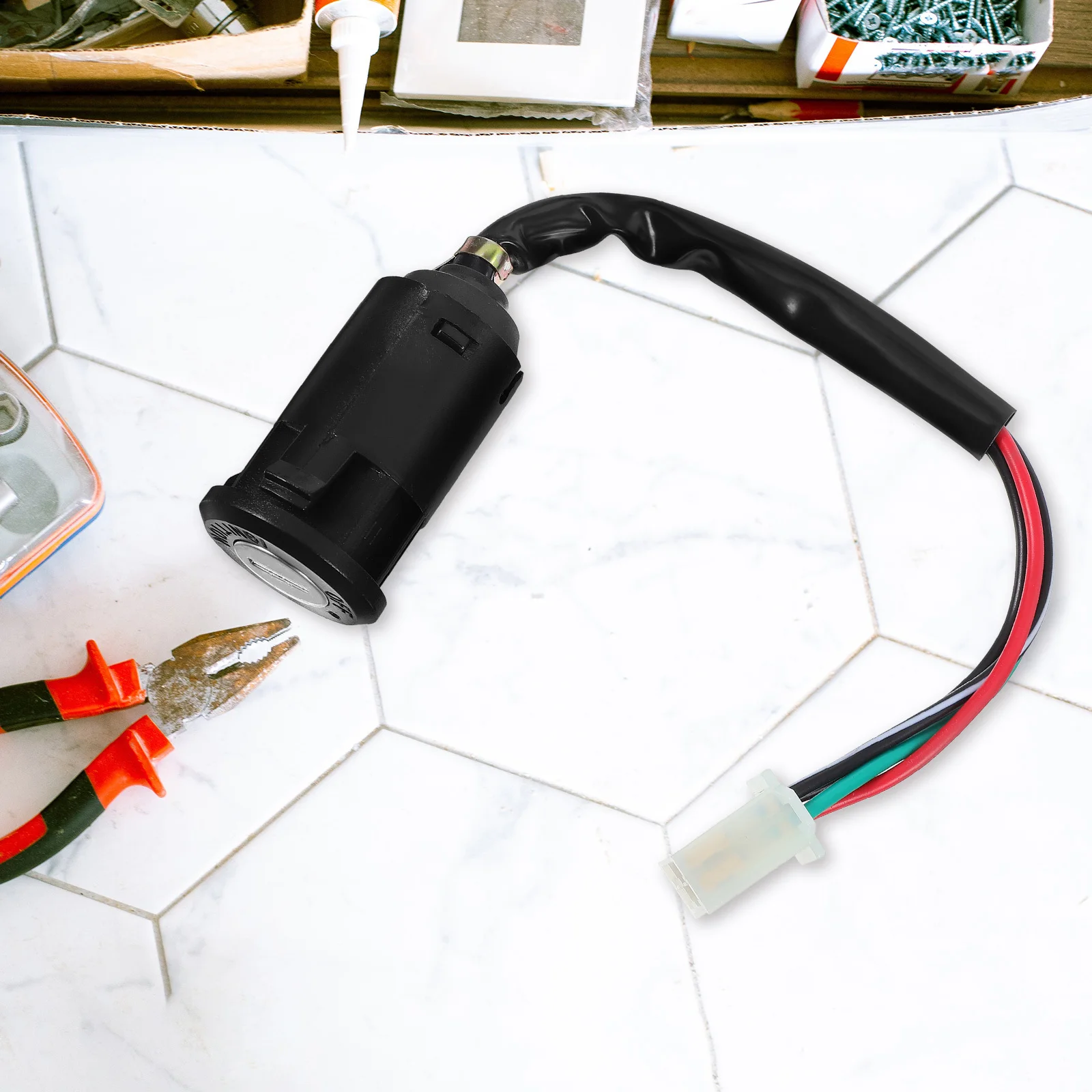 

Ignition Key Atv Scooter Key Start Switch Motorcycle Starter Replacement Universal Fit For Beach Buggy Tractor