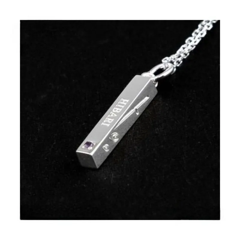 Anime Peripheral Clavicle Necklace Hibari Kyouya fashion Original Retro 2D Animation Derivatives Cosplay Costumes DIY Props