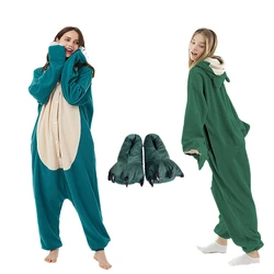 Pijama extragrande XXL para mujer, mono de dibujos animados para adultos, disfraz de Halloween, mapache, Kigurumi, 180-200CM, Snorlax, novedad