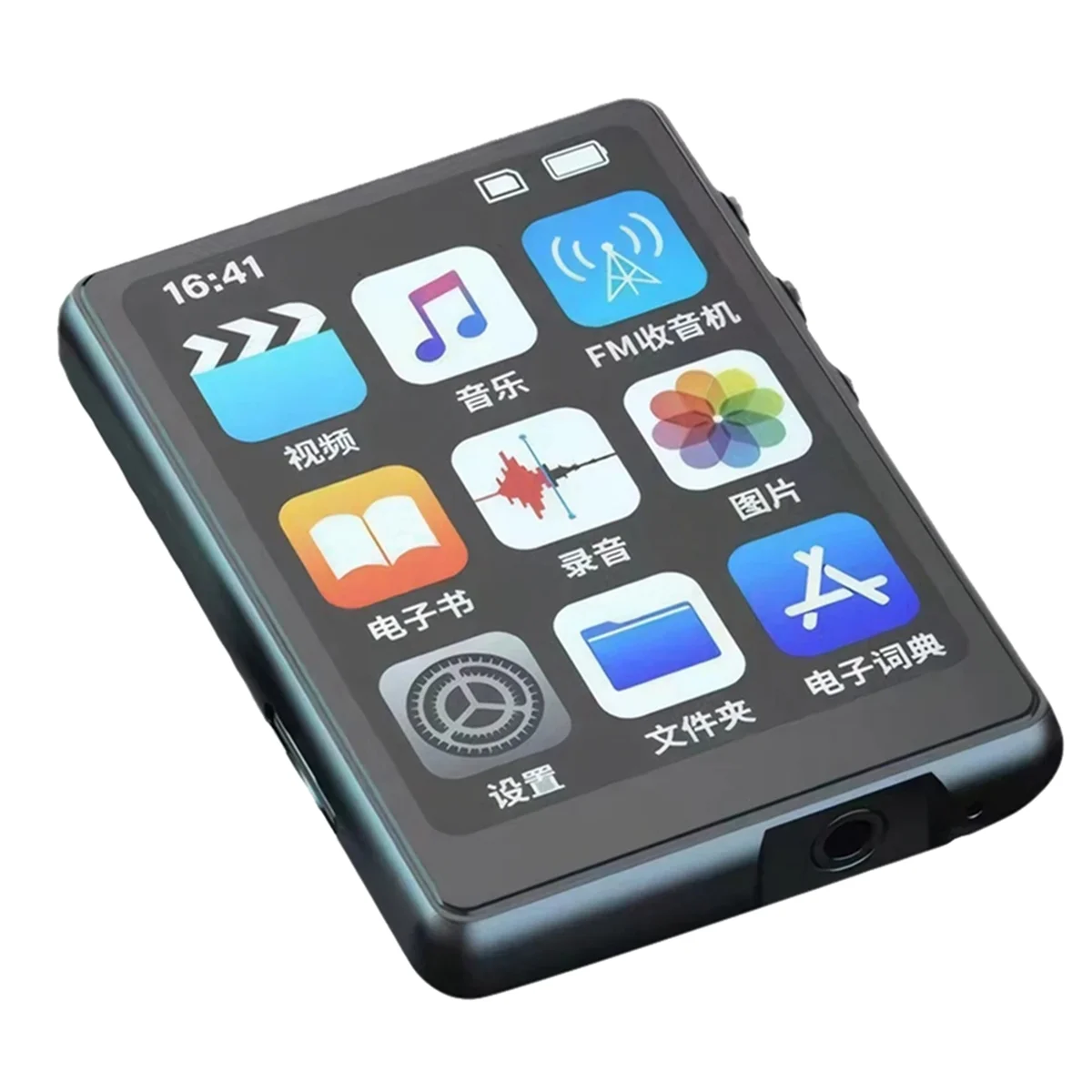 POP-l32G Pemutar MP3/4 Pemutar Musik Lossless Layar Sentuh Bluetooth HiFi MP4 Walkman dengan Speaker