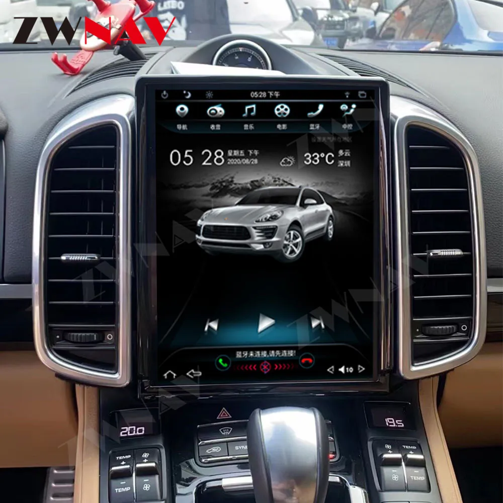 

10,4-дюймовый сенсорный экран для Porsche Cayeene Android 14, GPS-навигация, WIFI, 4G, автомобильный мультимедийный плеер, головное устройство, авто