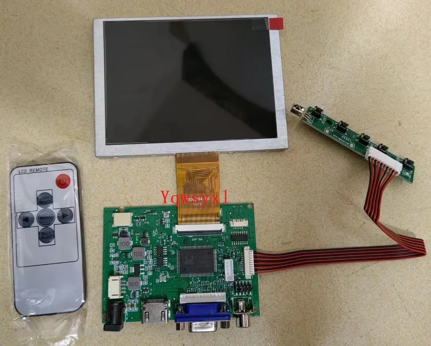 ZJ050NA-08C LCD Screen 5 inch 640x480 display panel HDMI VGA AV LCD Control Board Monitor Panel image 3