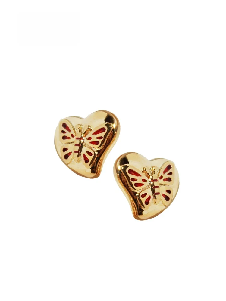 sumni-heart-shaped-earrings-s925-silver-needle-women's-fashion-personality-jewelry-alloy-plated-silver-earrings
