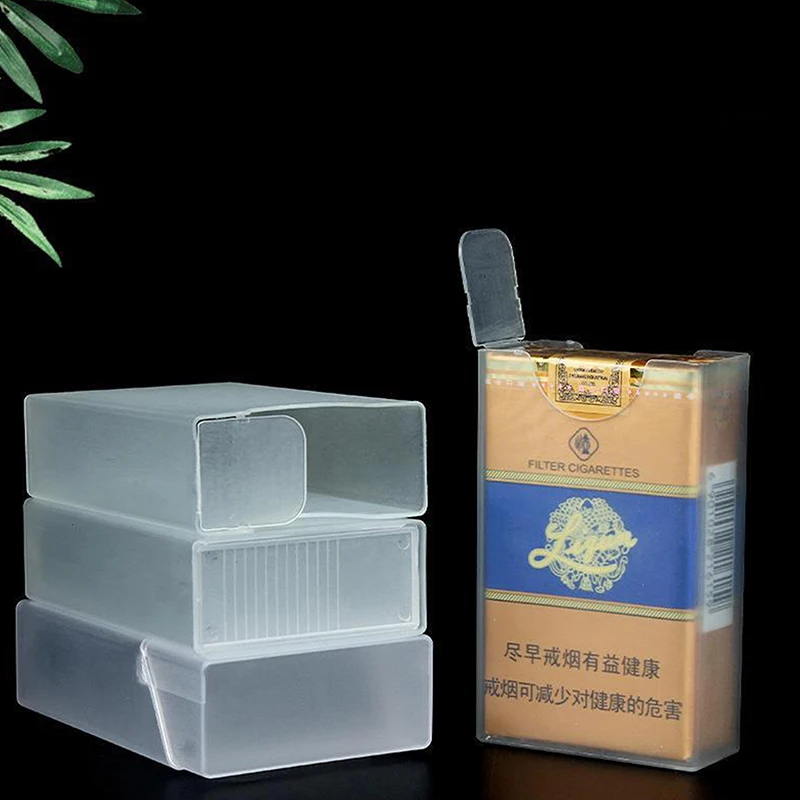 Plastic Cigarette Case Box Protective Cover Pocket Storage Container Case Holder Soft Package Moisture Proof Gadget For Men Gift