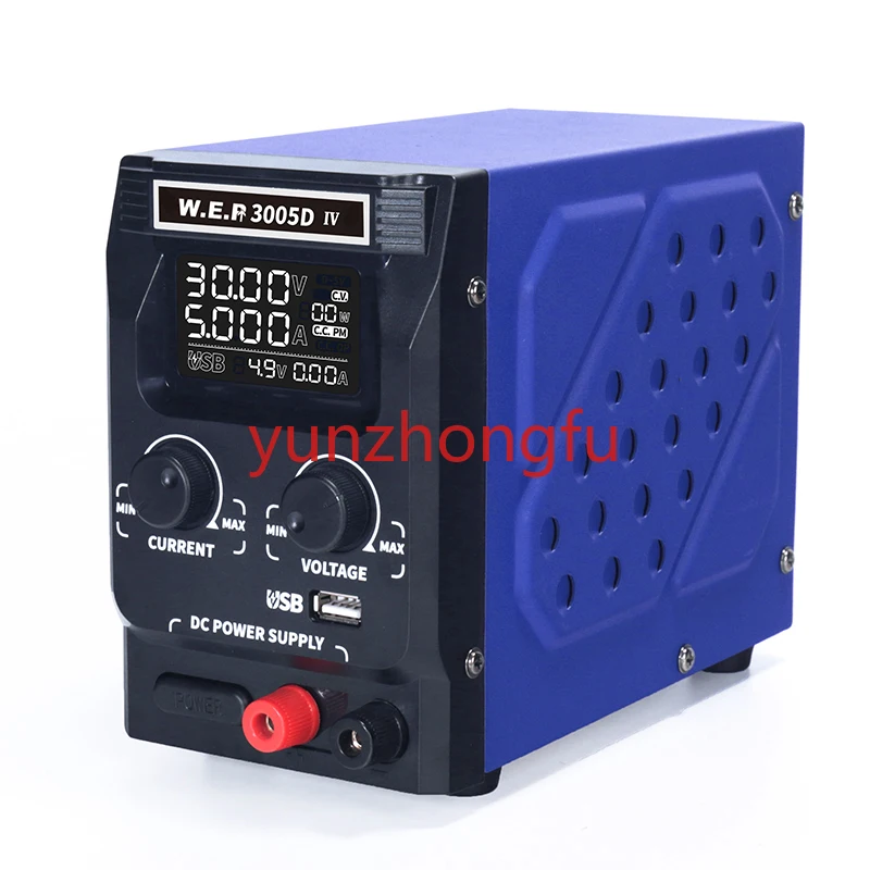 

3005d-iv Adjustable Led Display High Stability Regulated High Power Capacity 30V 5a Dc Power Supply