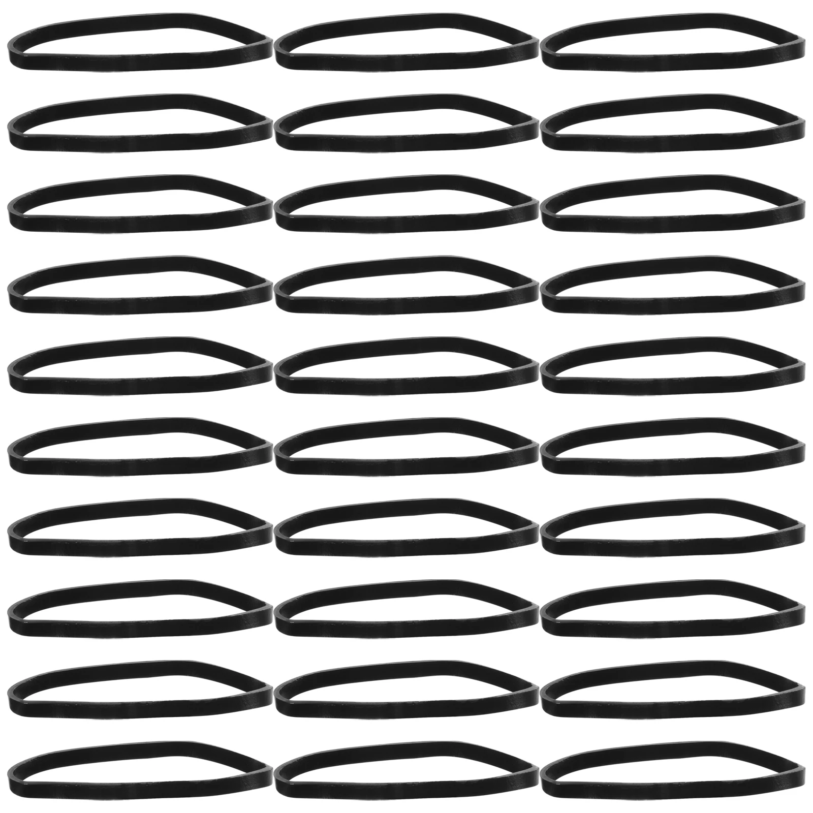 

Stretchy Black Elastics For Women Salon Updos Perms Hair Styling Ponytail Holders Rubber Bands Strong Hold Circular Bands
