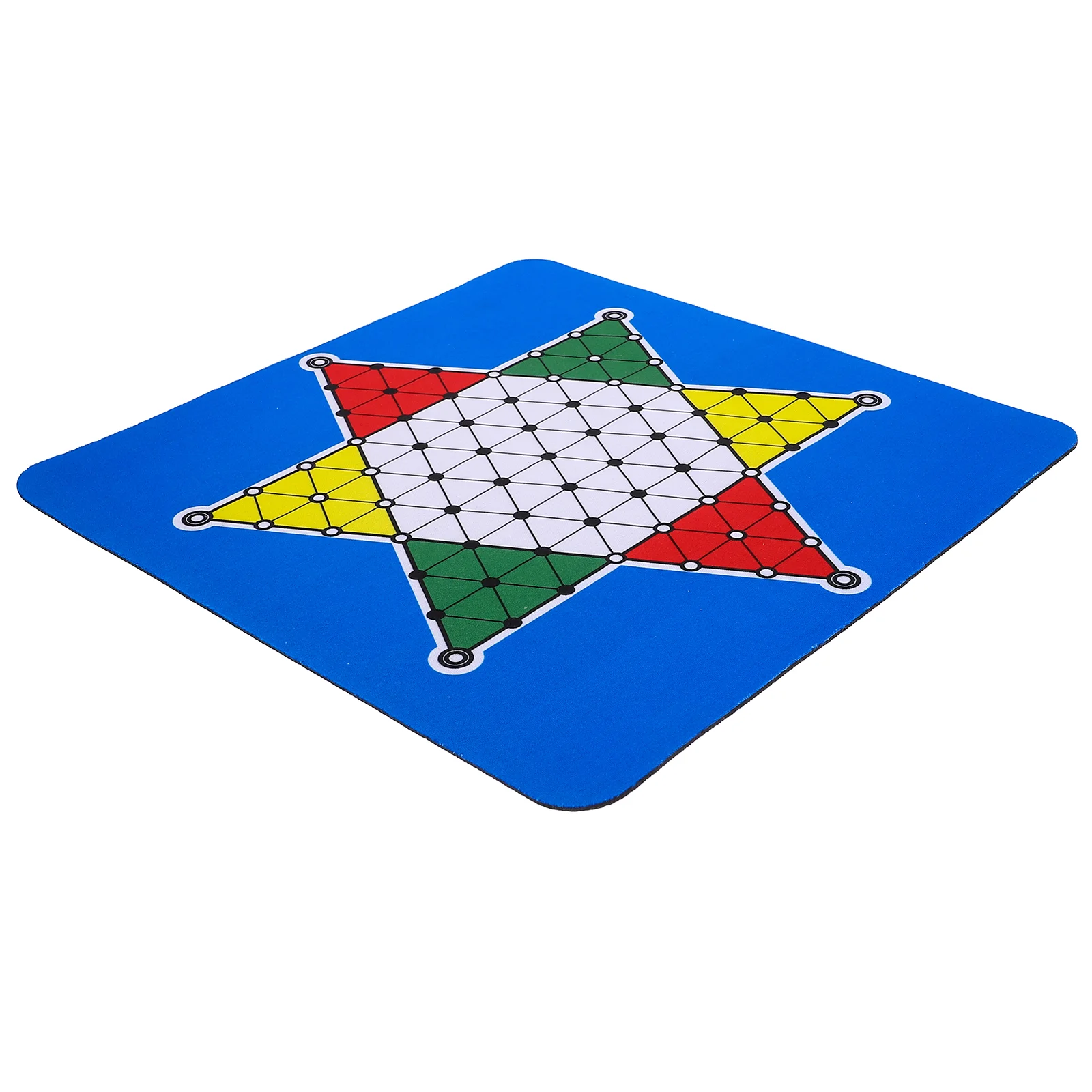 Chinese Checkers Game Accessory Reusable Chessboard Classic Foldable Blue Folding Simple