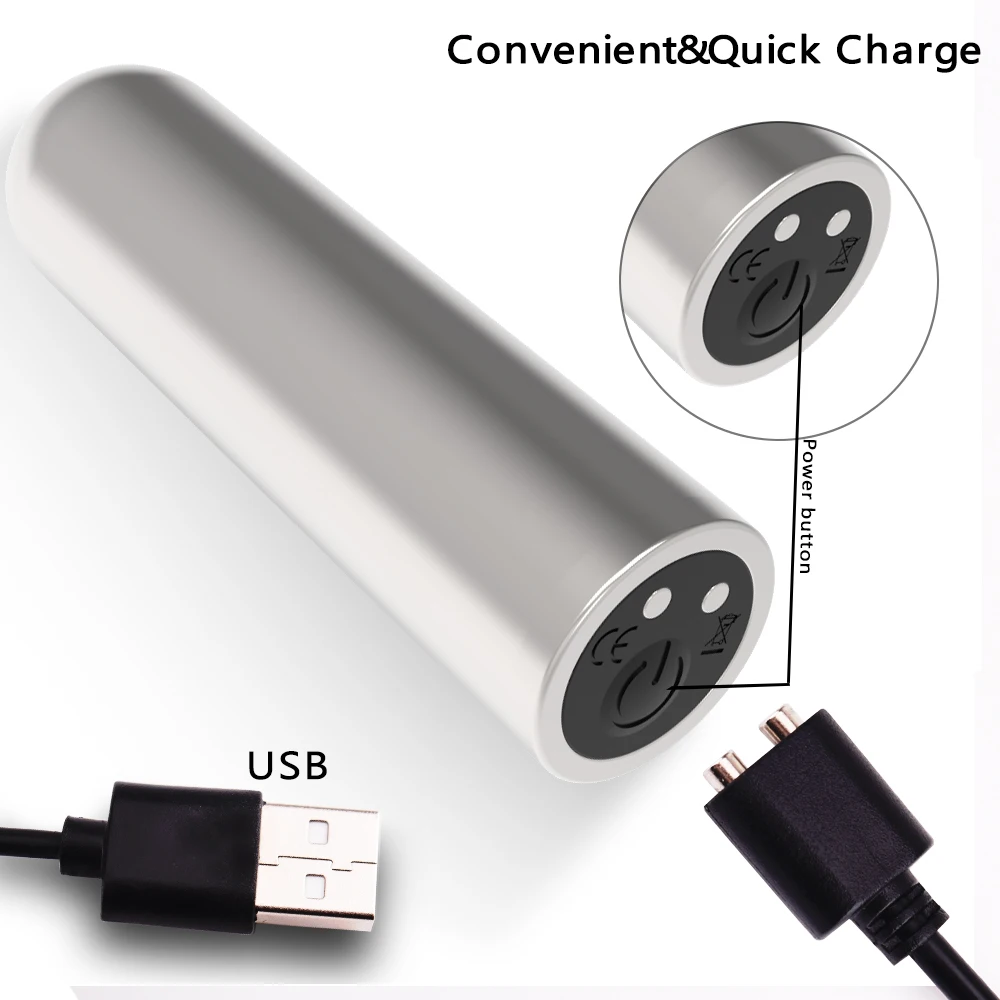 Mini Powerful Bullet Vibrator USB with Remote Control G-Spot Clitoral Stimulator Vagina Masturbation Sex Toy for Women image 3