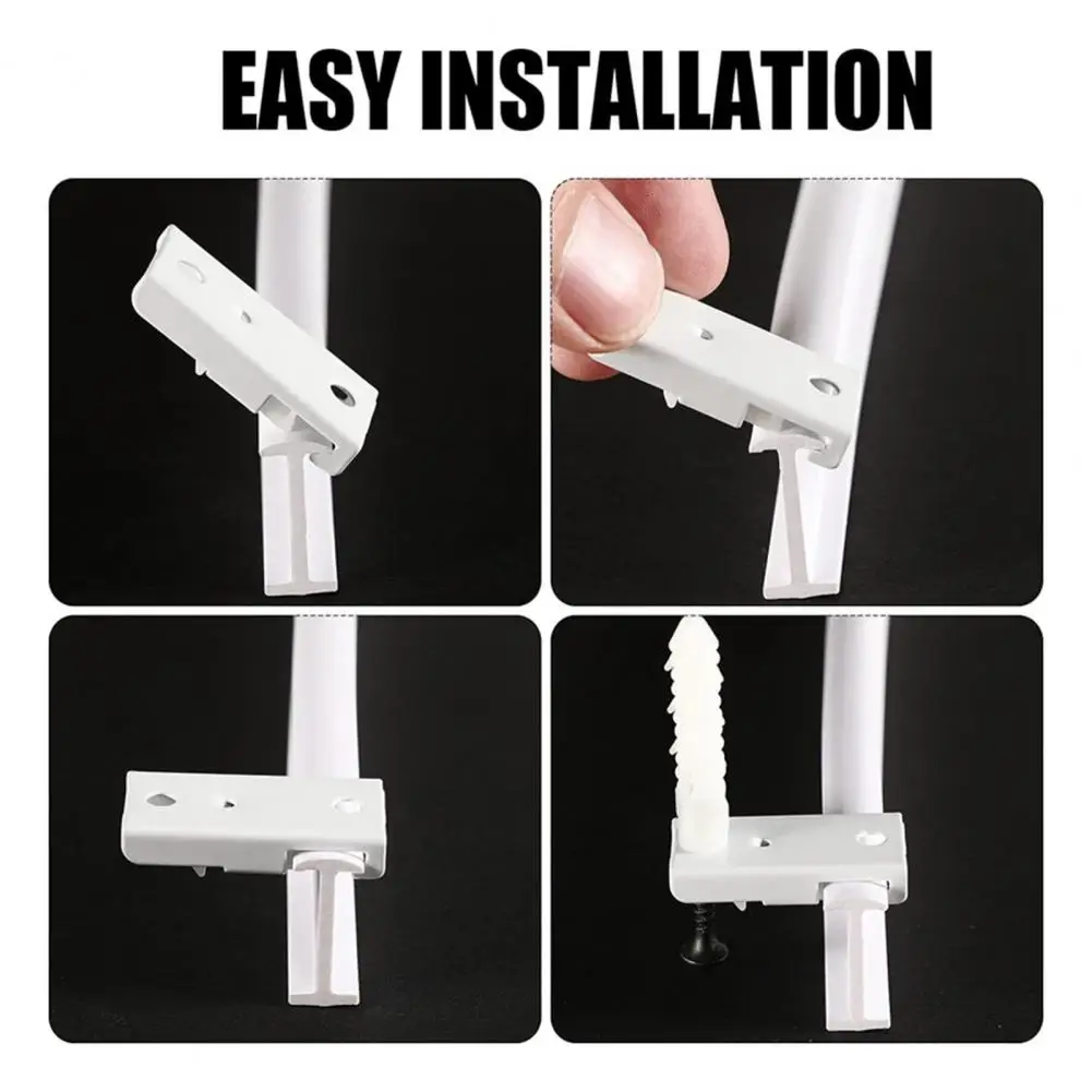 Easy Installation Curtain Track Kit Flexible Ceiling Curtain Track Bendable Ceiling Curtain Track System for Rv Bay Window