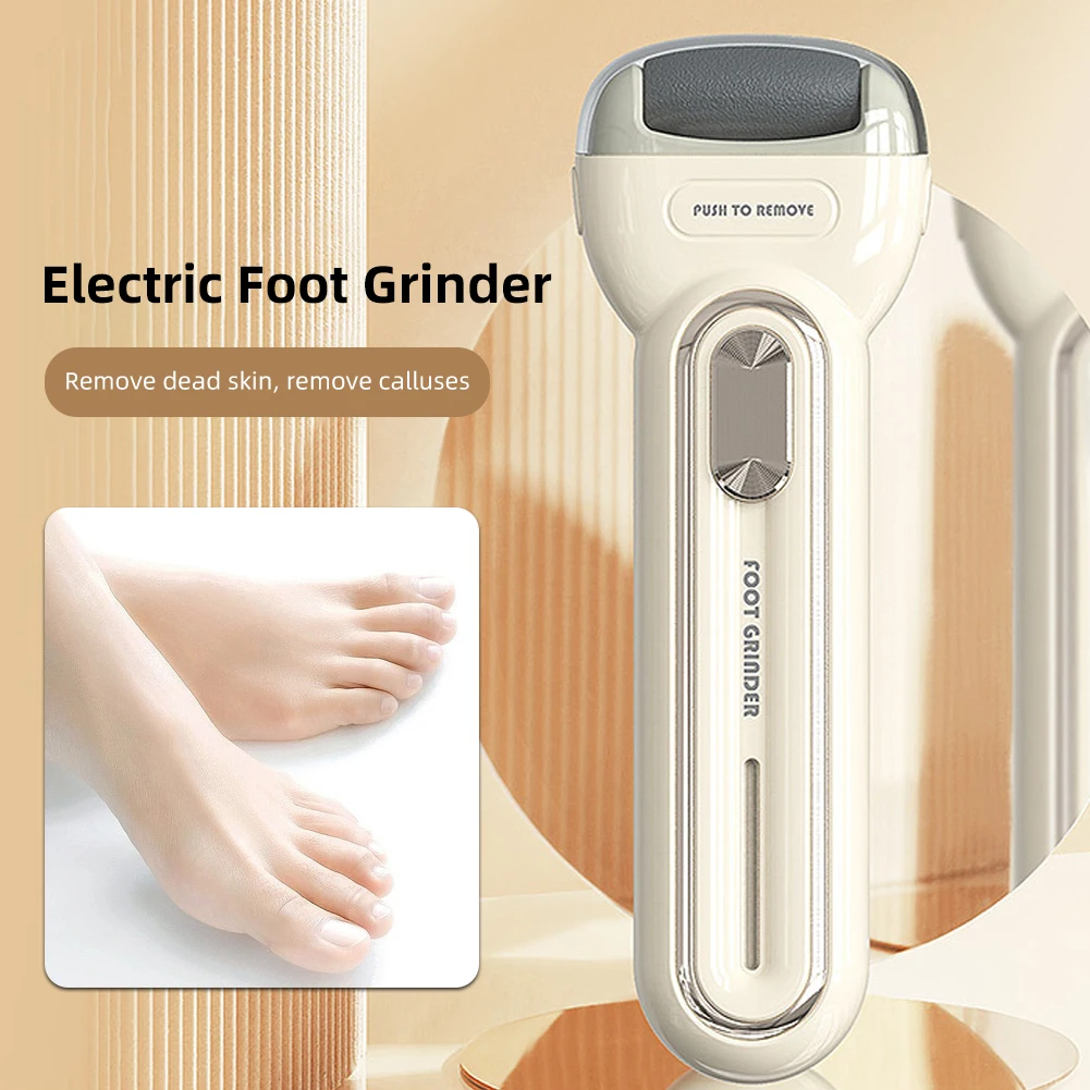 

Universal Electric Foot Dead Skin Remover Foot Scrub Foot Exfoliator File Exfoliator Heel Grinder Rechargeable and Detachable