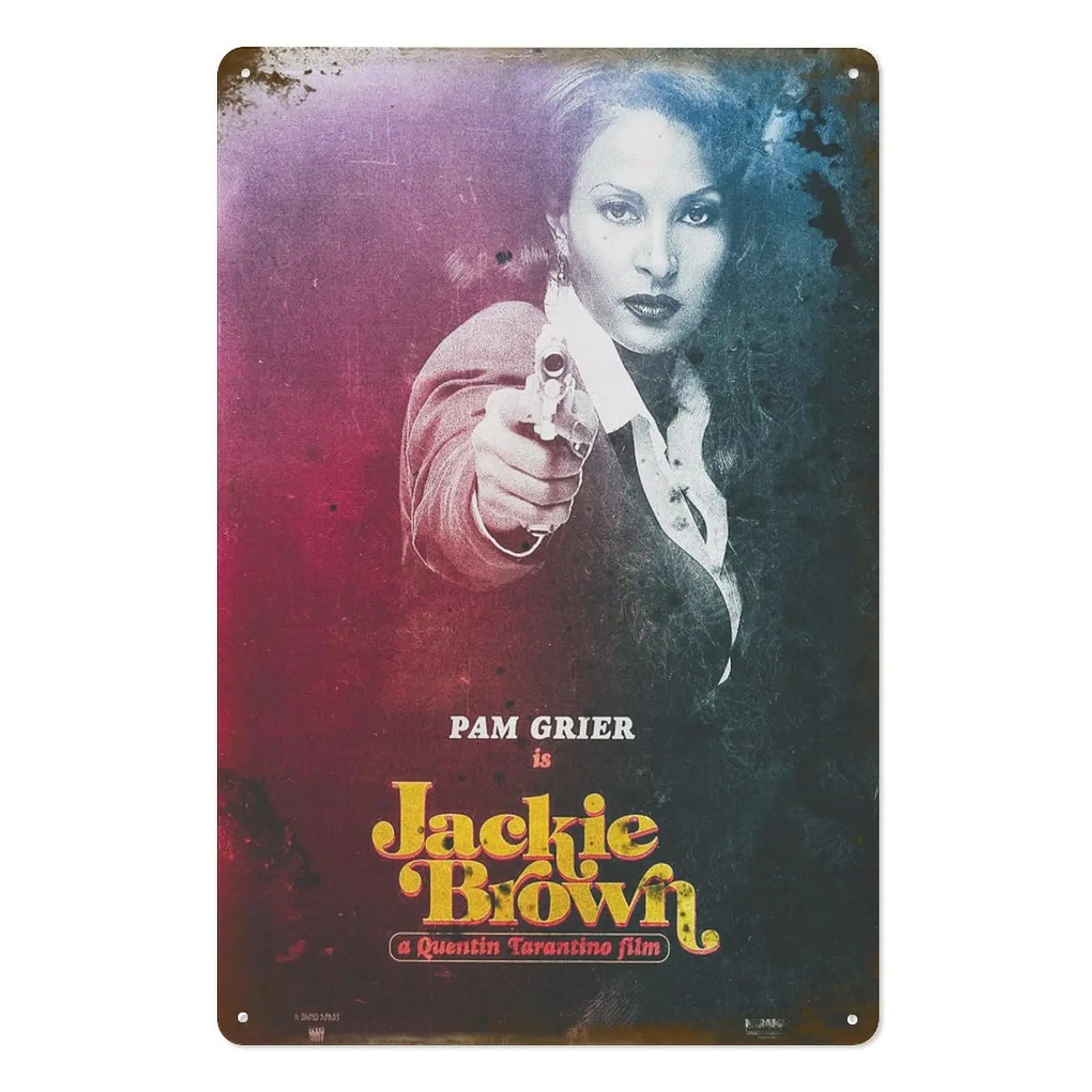 Jackie Brown poster Metal Tin Sign Poster 8”×12” Painting Sign Funny Wall Vintage Art Decor Retro Plaque For Home Bar Pub Club C