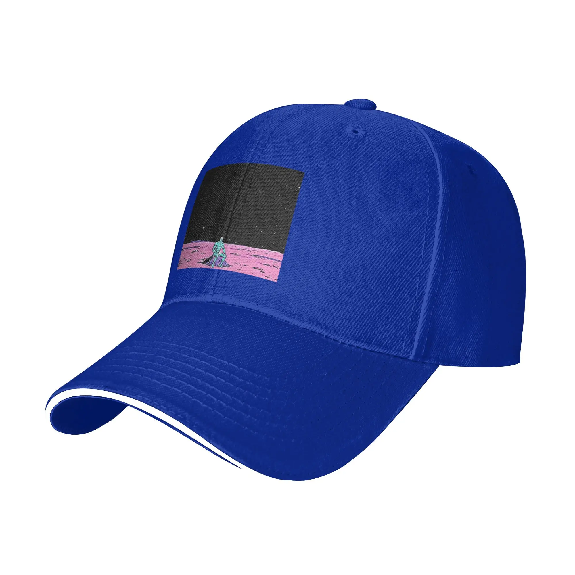 (Fixed) Dr. Manhattan sitting on mars (comic) Cap Baseball Caps Adjustable Hat Hip Hop Summer Unisex Baseball Hats Customizable