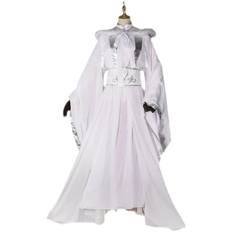 Chu Wanning disfraz de Anime Heaven Official's Bless, disfraz de Cosplay Er Ha, peluca, zapatos, utilería para hombres y mujeres, Halloween