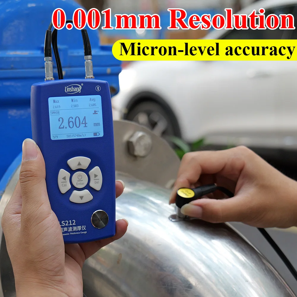 350 mm 0,001 resolutie ultrasone diktemeter via coating Digitale ultrasone diktemeter met hoge precisie