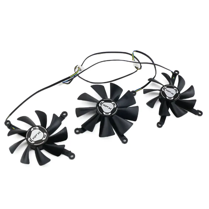 NEW 85MM 95MM 4PIN CF1010U12S RX 5700 XT Thicc III GPU Fan，For XFX RX 5600 XT 5700 XT 5700 THICC III Graphics card cooling fan