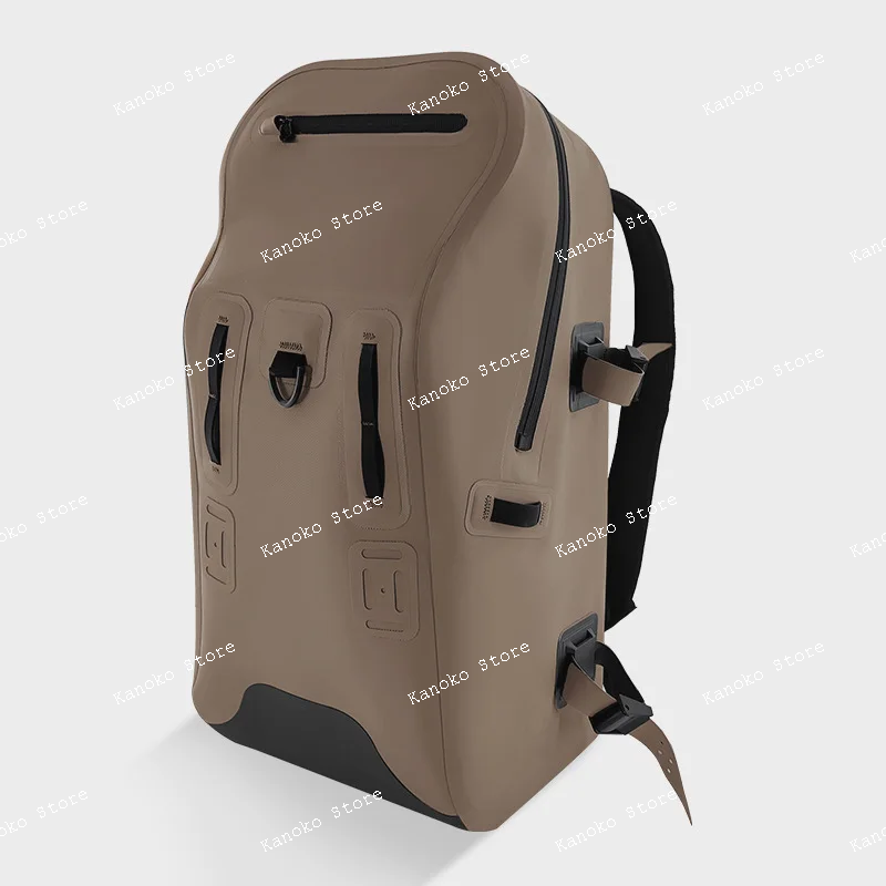 في الهواء الطلق مقاوم للماء حقيبة الطريق متعددة الوظائف الكتف حقيبة تسلق الجبال الغوص الندى التخييم الدراجات بولي TPU محكم على ظهره #5