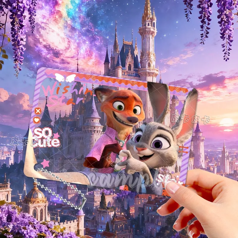 Disney Zootopia 2 Nick Judy Acrylständer Actionfigur Spielzeug Desktop-Ständer Modell Raumdekoration Firend Fans Spielzeug Männer Frauen Geschenke