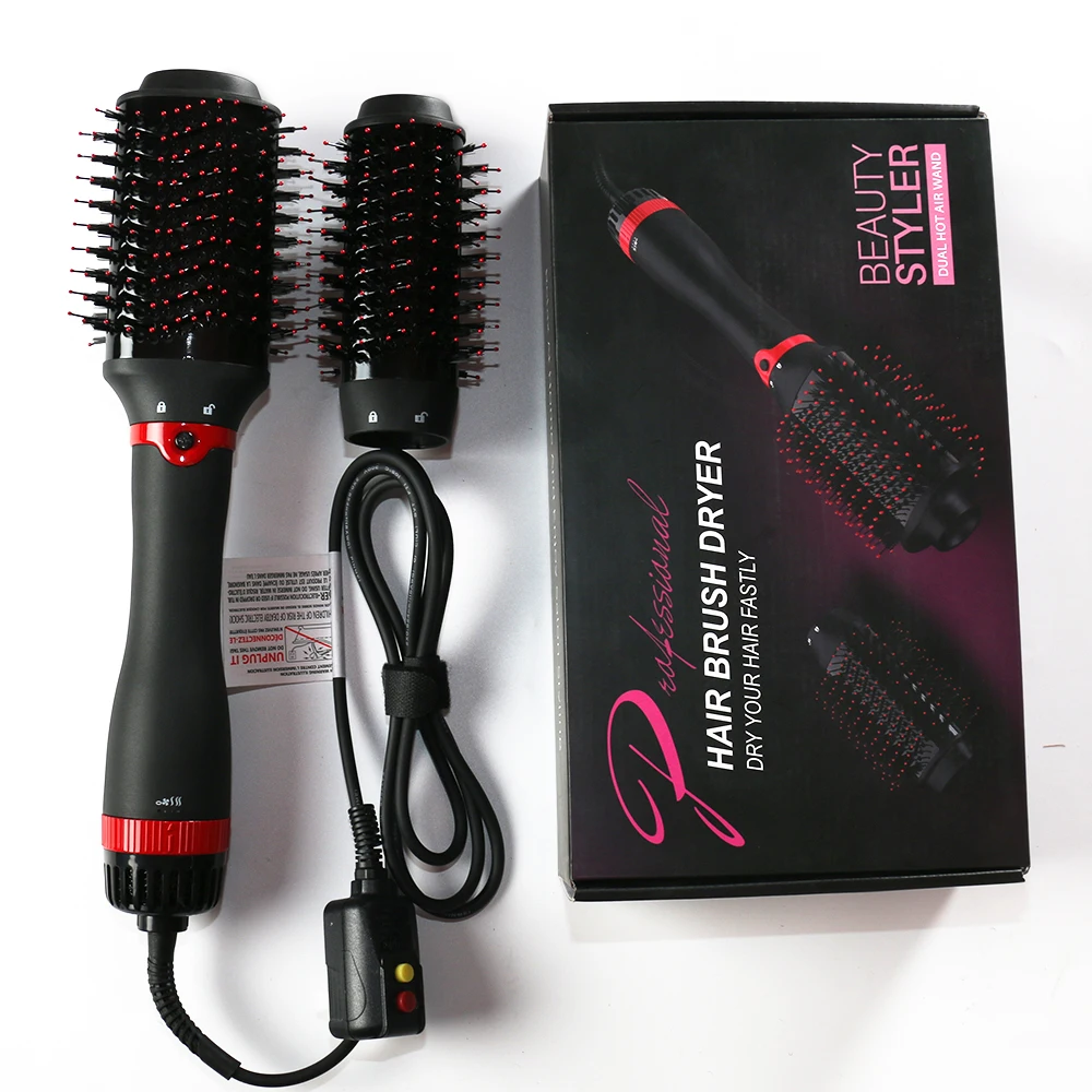 

SMET Professional Detachable Hot Air Brush Comb Blow Out 2 in 1 Hair Dryer One Step Hair Dryer Brush