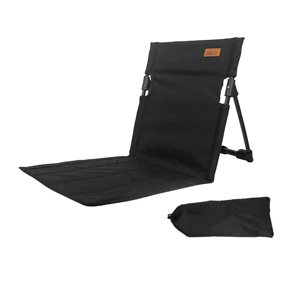 Beach Chair Camping Chair Ergonomic Design Oxidation Resistance Soft Cushion Stable Structure 600D Oxford Cloth