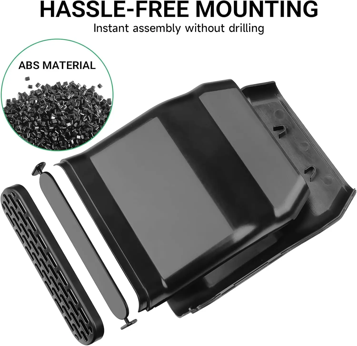 

Дефлекторы воздуховодов под сиденьями для Ford Bronco 2021-2026, 4-дверные, задние, для кондиционирования воздуха, направленные, 2 шт. (совместимы с OEM)