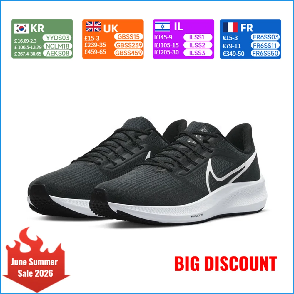 Nike Air Zoom Pegasus Men's Shoes Pegasus Casual Breathable Lightweight Cushioned Running Shoes DH4071-001