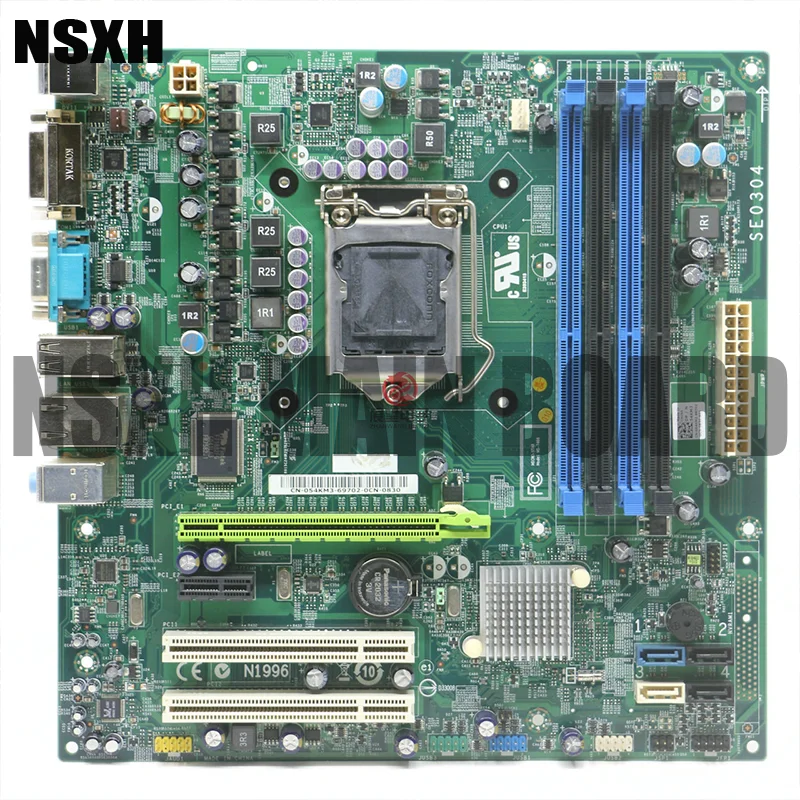 T1500 마더보드 CN-0XC7MM 0XC7MM XC7MM SE0304 DDR3, 완전 테스트 완료, 고품질