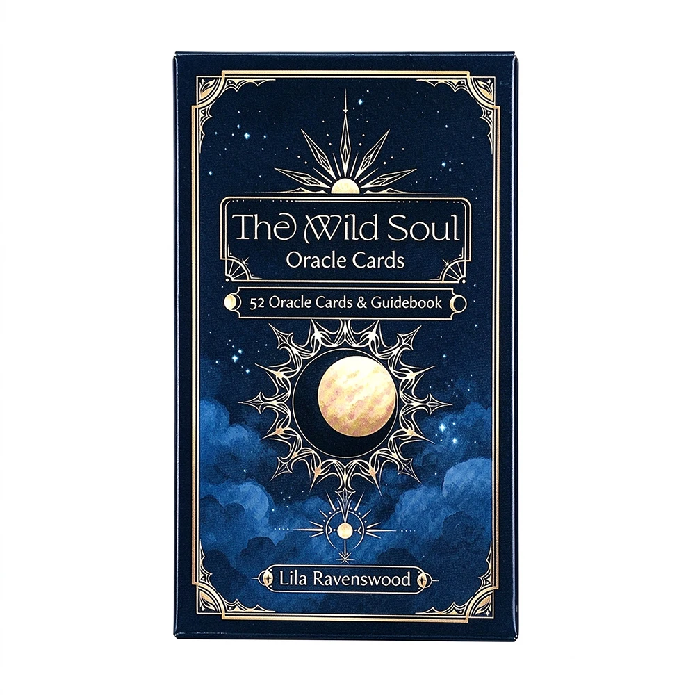 The Wild Soul Oracle Cards 52-Card Moon & Star Spiritual Oracle Cards for Intuition, Inner Healing, Self-Reflection, Spiritual