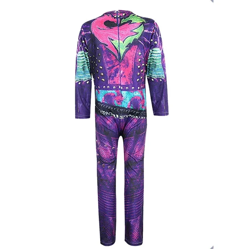 Kostium CyDescendants dla dziewczynek na Halloween, karnawał, przebranie Evie Mal, kostium cosplay dla dzieci, przebranie na urodziny, bal przebierańców