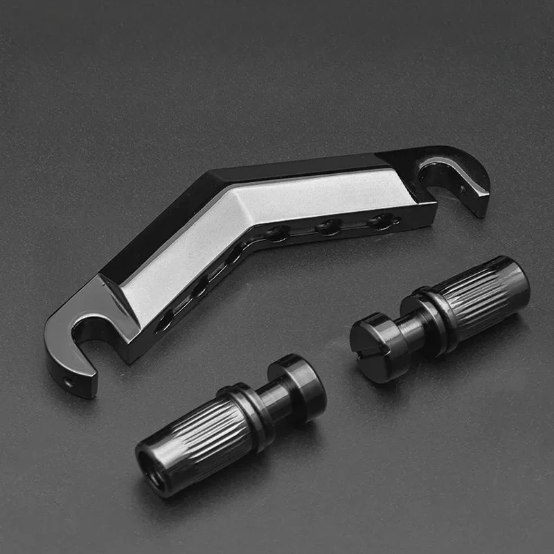 V-Shaped Guitar Stop Rod Tailpiece with Anchor for LP-Style Electric Guitar