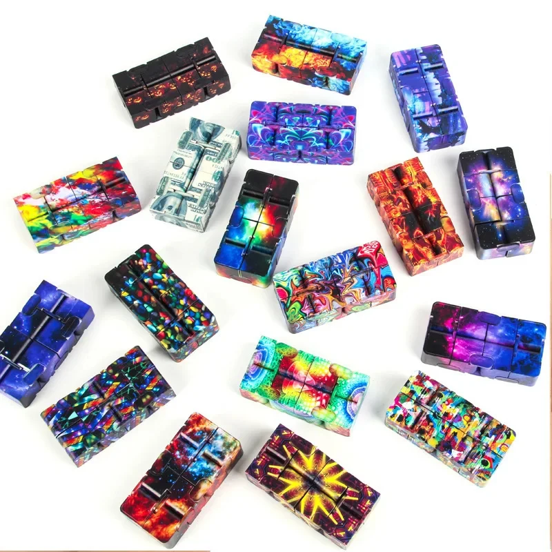 Creative Infinite Cube Magic Adult Office Flip Cubic Puzzle Fidgets Autism Anti Stress Relief Stop Stress Reliever Autism Toys