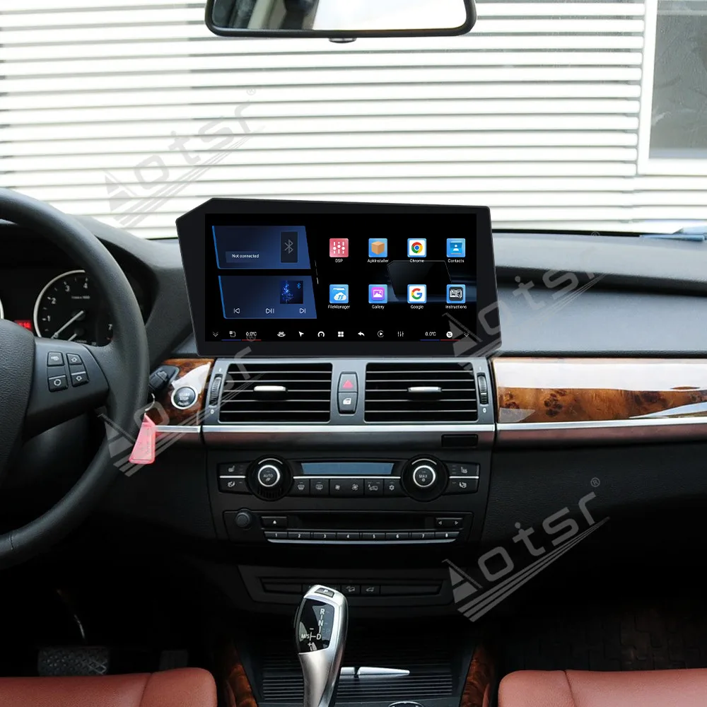 12.9 Inch Floating X-Screen Android 14 Car Stereo For BMW X5 E70 X6 E71 2007-2013 Wireless CarPlay Android Auto DSP Head Unit0