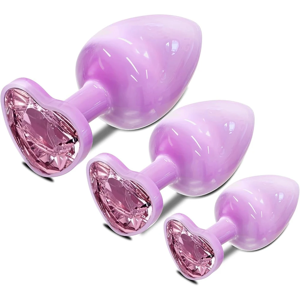 Metal Anal Plug for Women Men Couples Butt Plug Butt Toy Adult Game Masturbator Anal S/M/L Diamond Sex Toy for Adult Products 18