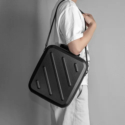 Imagen 2 del producto Estuche rígido para Starlink Mini Estuche de transporte protector Estuche rígido impermeable Estuche de viaje rígido a prueba de golpes con correa para el hombro