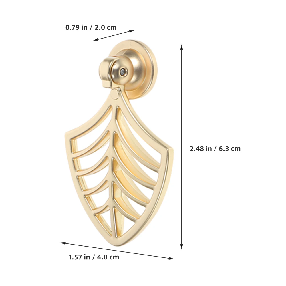 

4Pcs Leaf Shape Cabinet Handle Metal Pull Furniture Knobs for Dressers Cupboards Drawer Pulls Replacement Furniture Handles