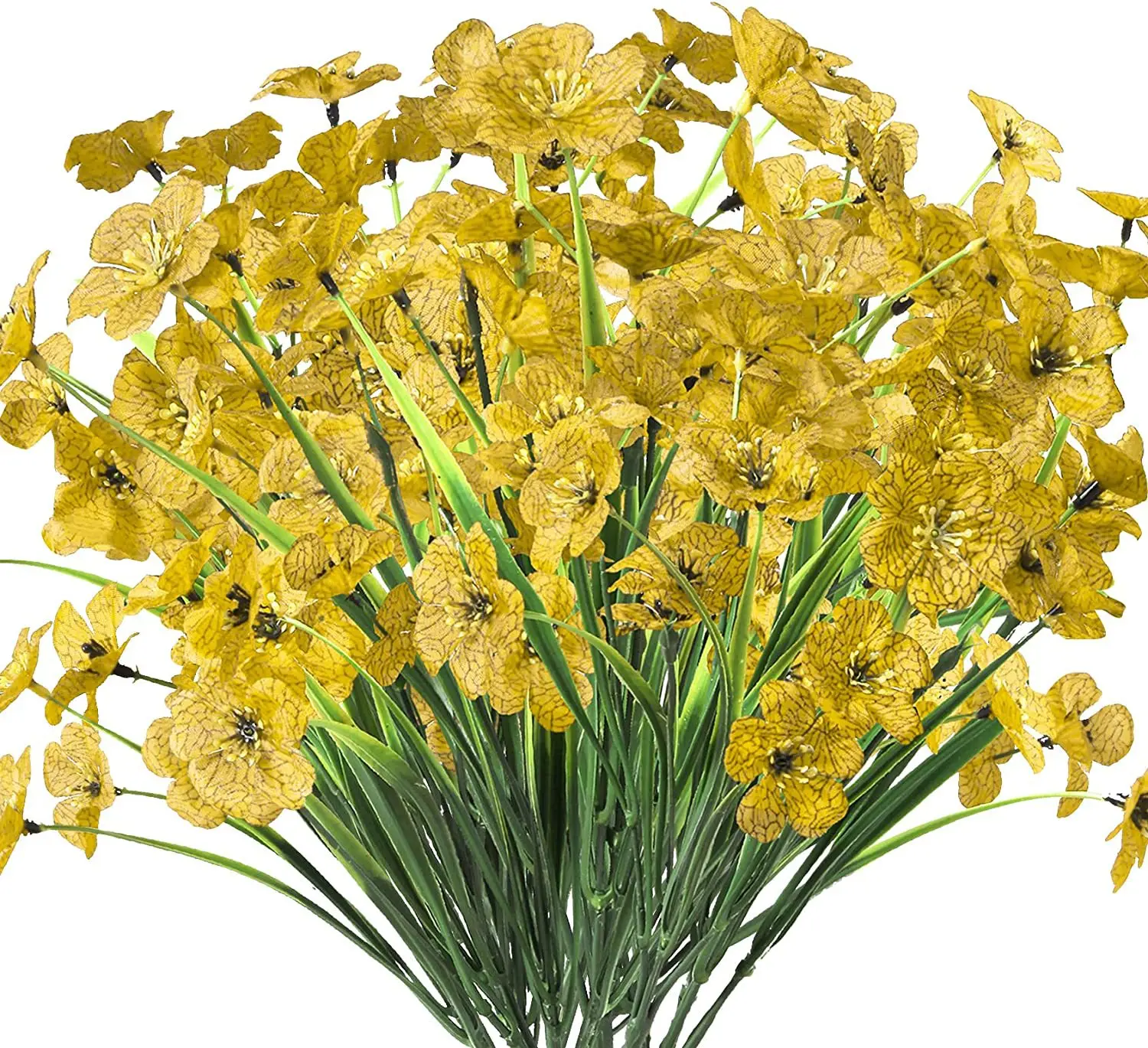 Künstliche Frühlingsgras-Veilchen verblassen nicht, 35 cm, Kunststoffpflanzen, Outdoor-Gartendekoration, künstliche Blumen, Familienparty-Dekoration – Detail 19
