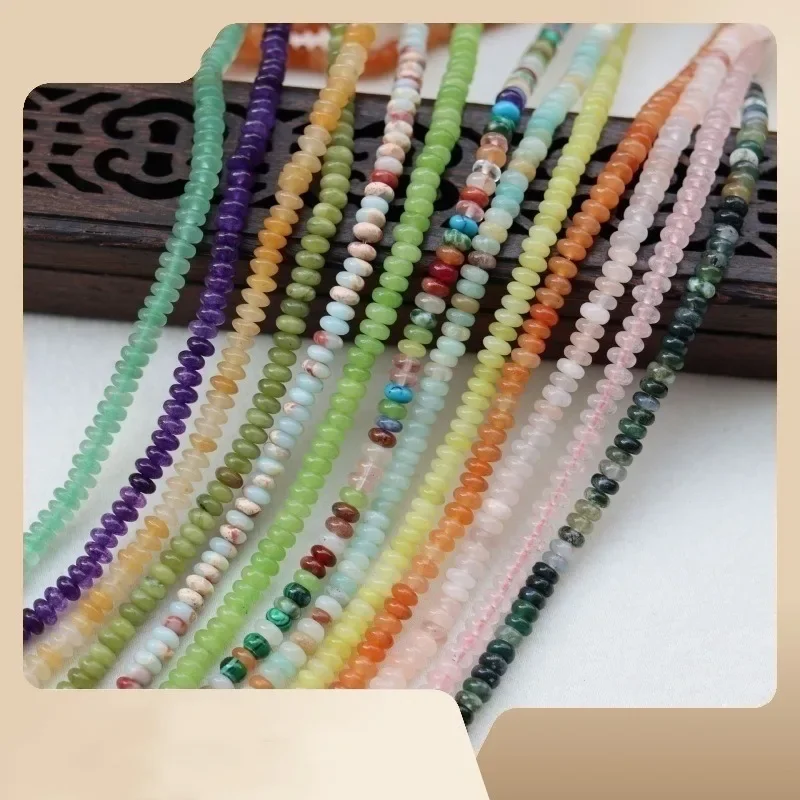 Natural Beads Various Types Bracelet Necklace Accessories DIY Jewellery Handmade Fashion Personality Lucky Gift