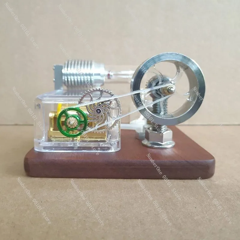 Music Box Engine Model Physics Science Experiment Educational Toy Desktop Decor Ornament