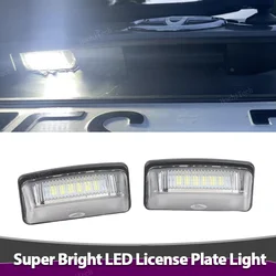 2PCS License Plate Light Rear Number Plate Lamp Upgrade for Toyota Alphard Wish Noah Voxy Estima Caldina Corolla Crown  Previa