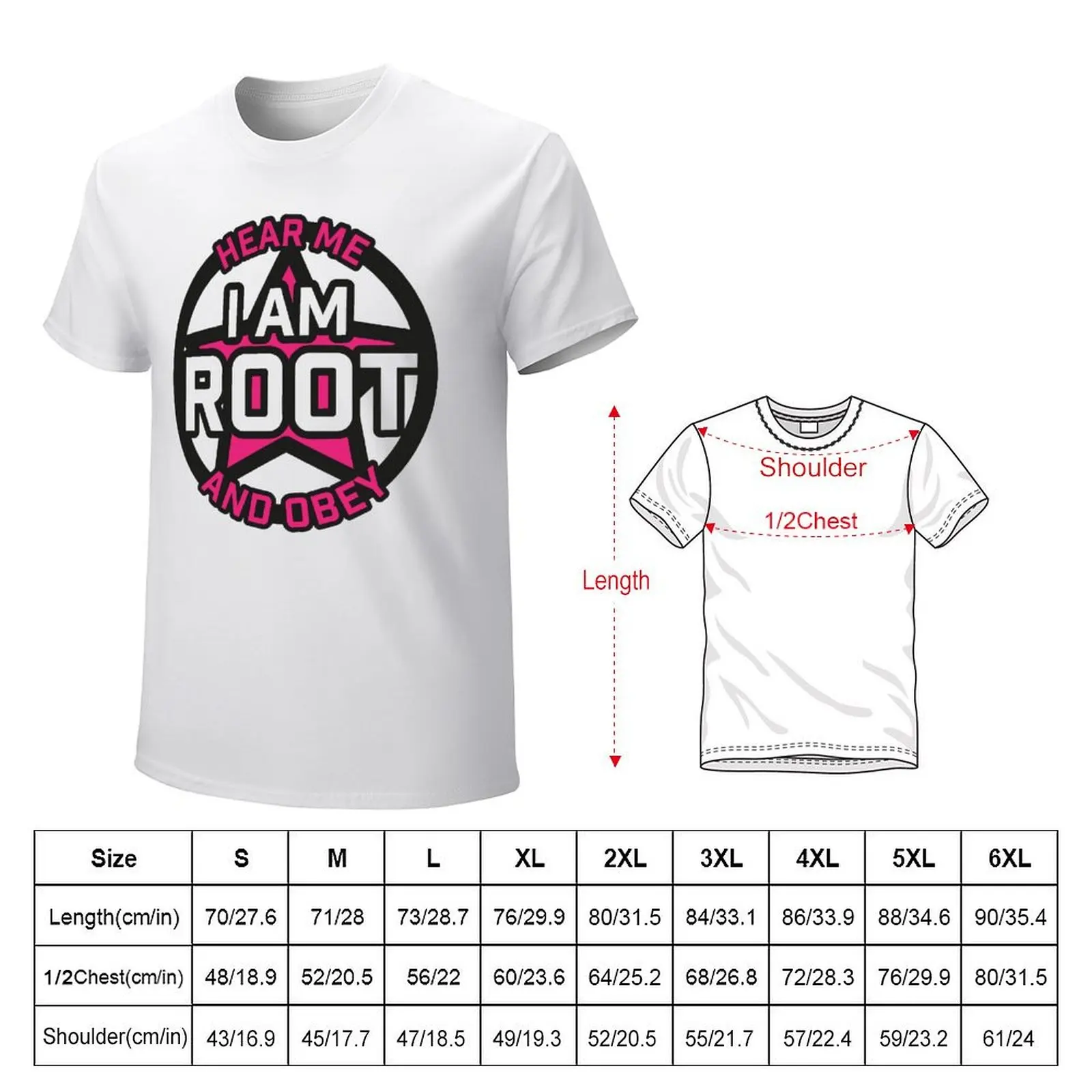 I Am Root for Sale Crewneck T-shirt Sport Top Tee Top Quality Graphic Travel Eur Size image 3