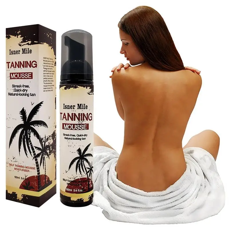 Bronzing Tanning Lotion Bronzer Natürliche Solarium Creme Lang Anhaltende Gerben Öl Feuchtigkeitsspendende 100ml