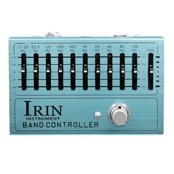 IRIN AN-40 Band Controller EQ Electric Guitar Effects Pedal Adjustments Pedal 10 Band Equalizer for Electric Guitar Accessories