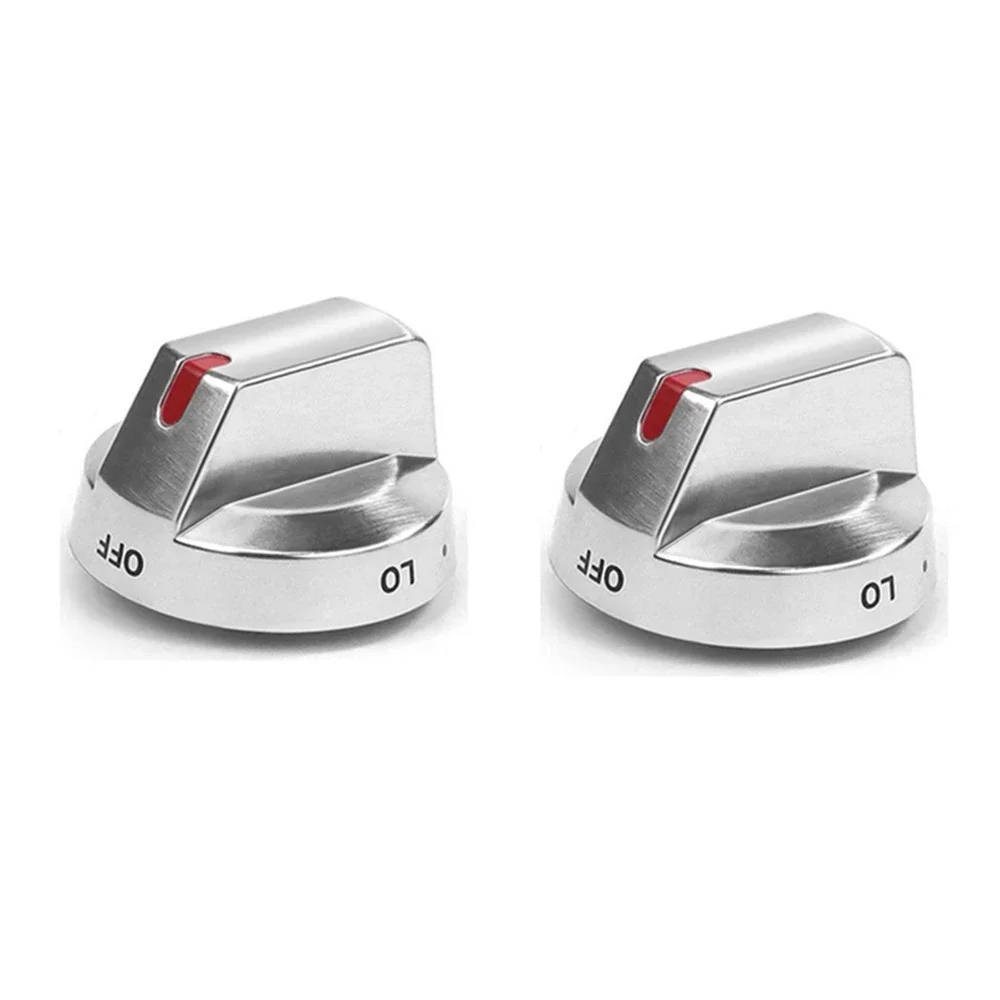 2pcs DG64-00473A switch replacement knob for Samsung stainless steel gas stove knob NX58H5600