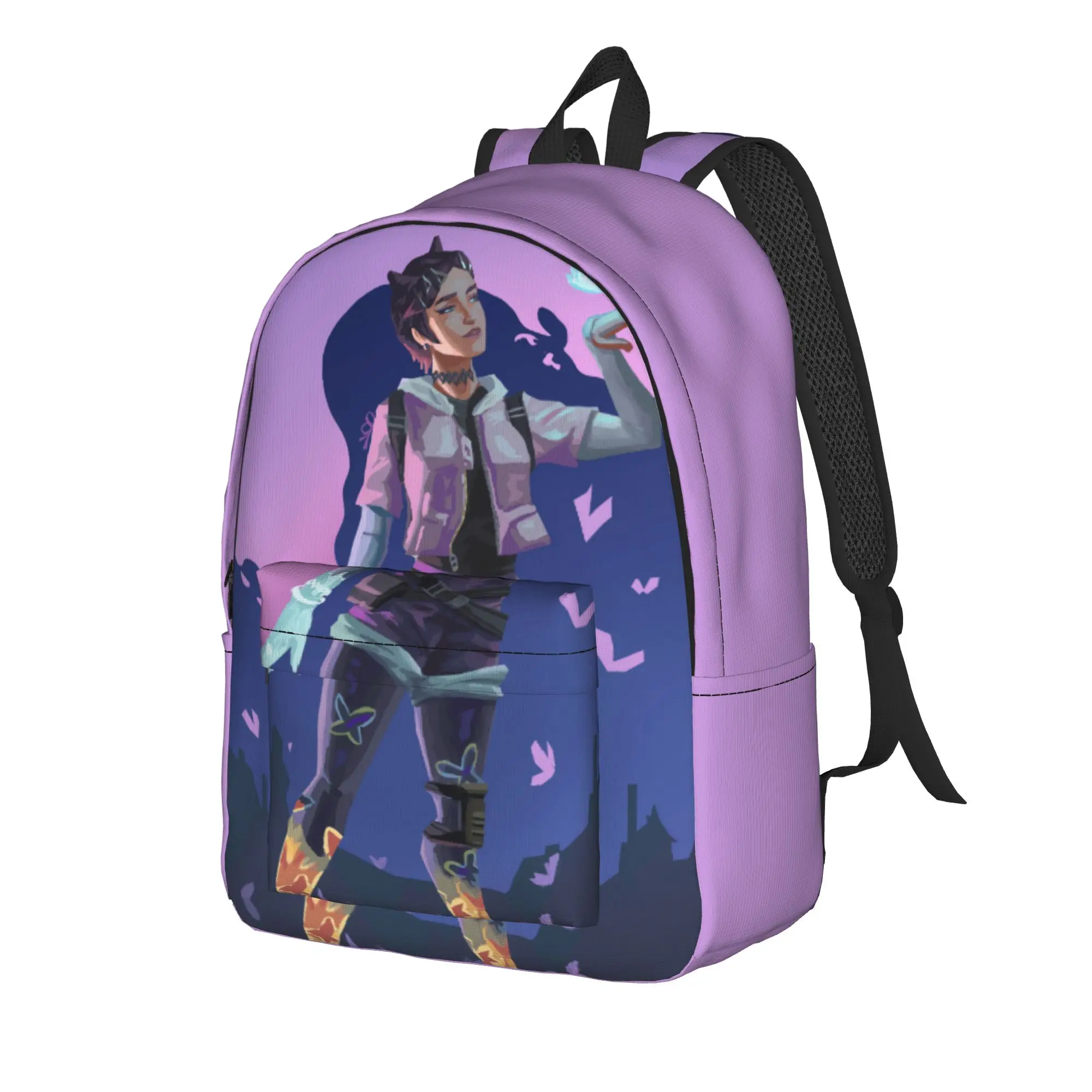 Killjoy Backpack V-Valorant Travel Backpacks Male Custom Breathable High School Bags Elegant Rucksack