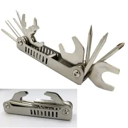 SS Big Size 11 in 1 Scuba Diving Dive Master Tool Diver Spanners Screwdrivers Repair Gear Multi BCD Cylinder Maintenance Kits