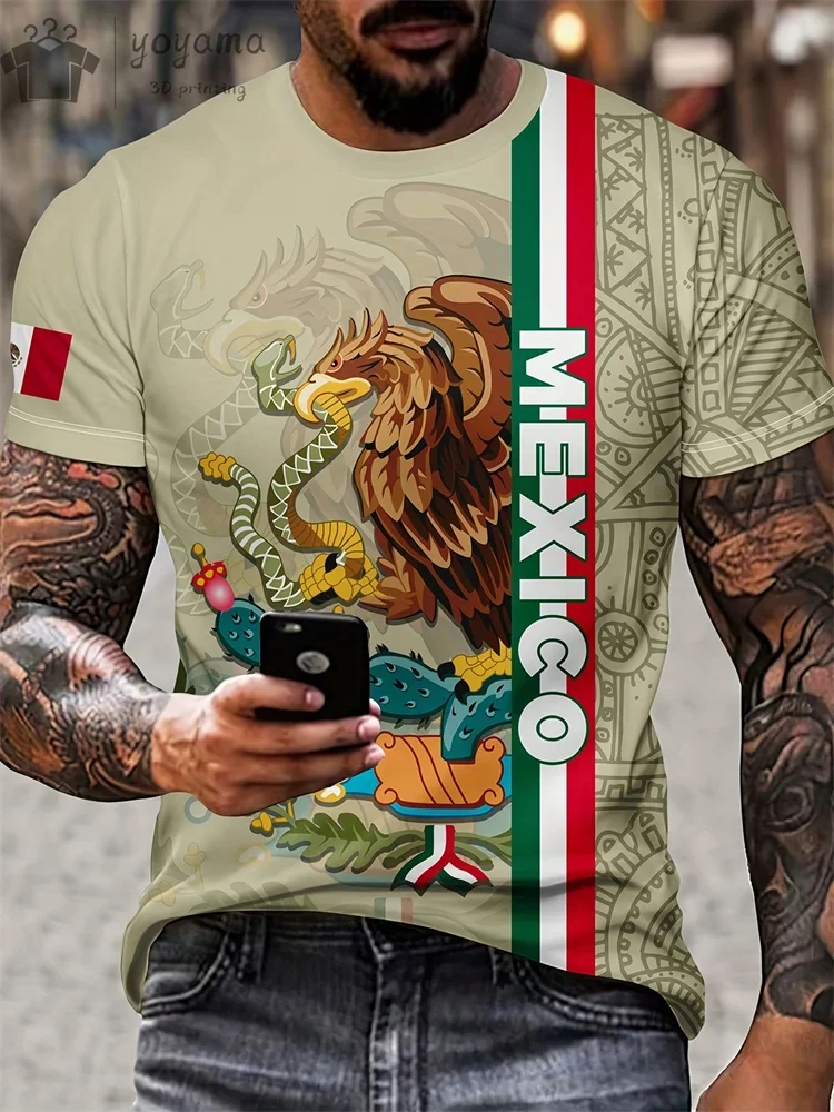 

Mexican Style Graphic T Shirts Clothes Men Vintage Clothes Top T Shirts Tops Short Sleeve Tee Man T-shirt Personalized T-shirt